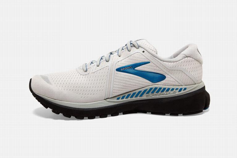 Brooks Adrenaline GTS 20 Men's Road Running Shoes - White/Blue (31962-RLON)